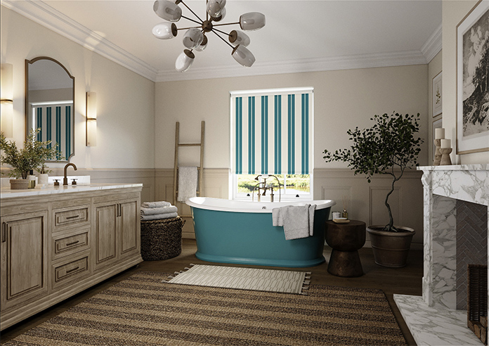 The British Stripe Co. Edward, Blackpool No.1 - Twist&Fit Roller Blind - Image 7